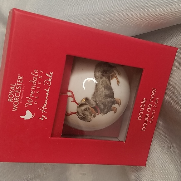 Dachshund w antlers ornament NIB - Picture 2 of 5